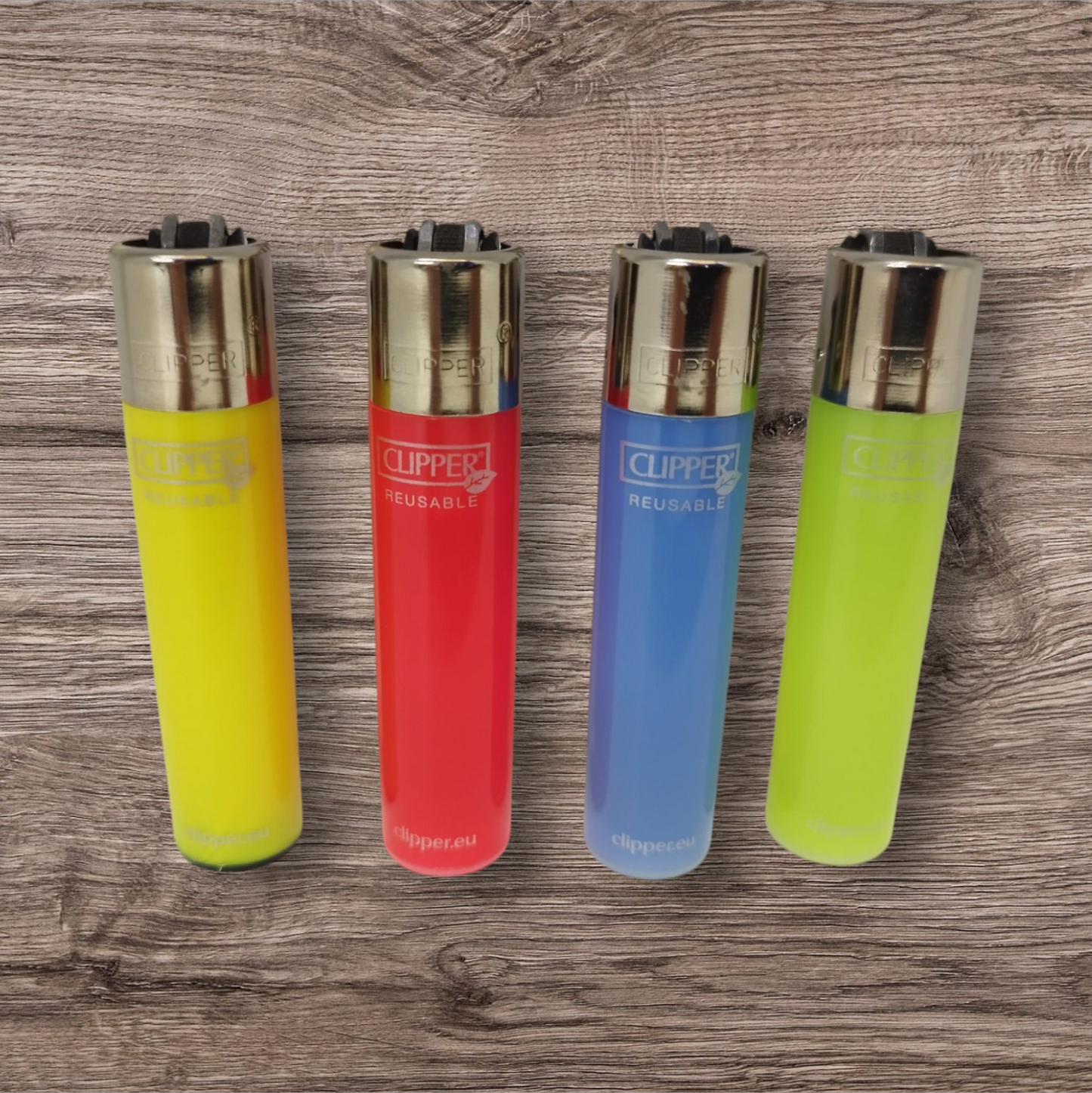 Clipper Large 4er Set -Fluo Transparent -