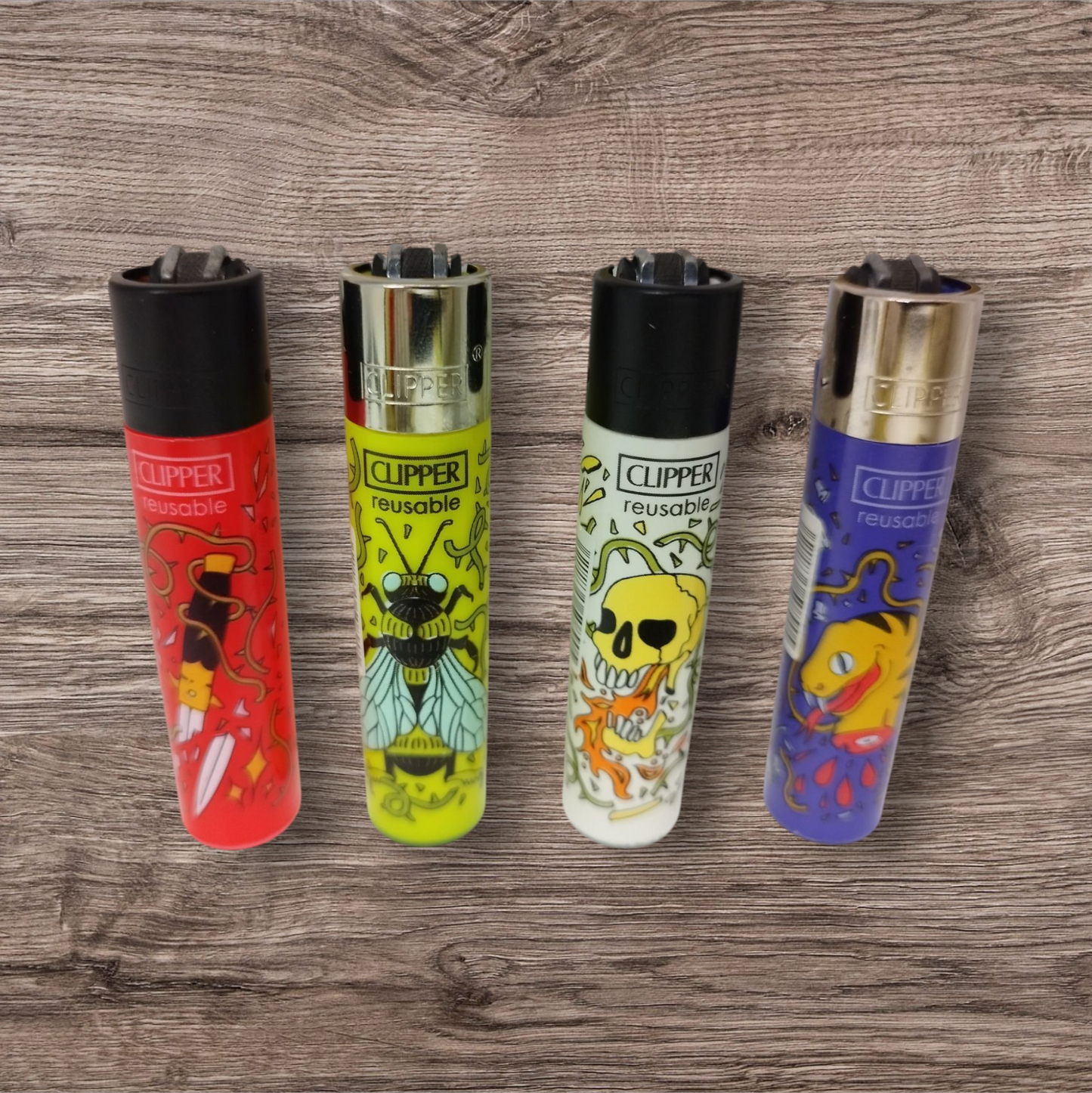 Clipper Large 4er Set - Tattoo Elements -