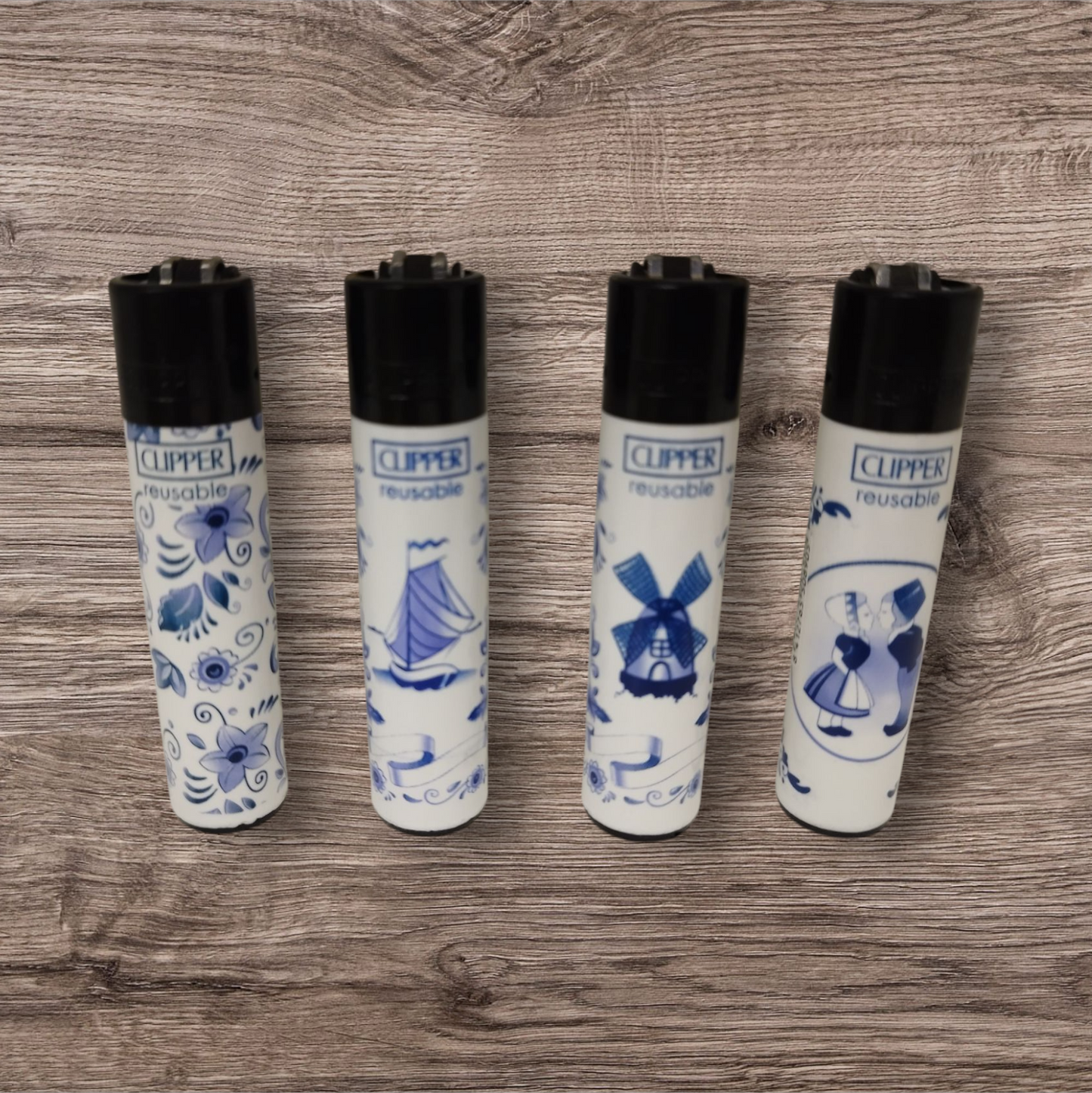 Clipper Large 4er Set - Delft Blue -