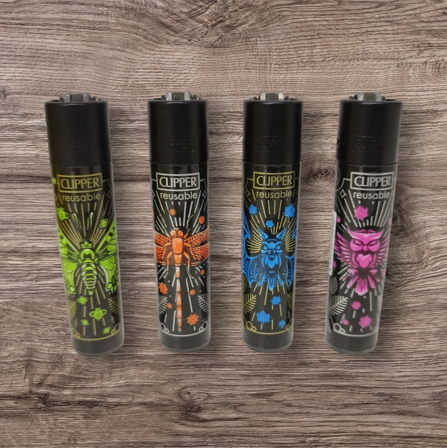 Clipper Large 4er Set - Tribal Animals -
