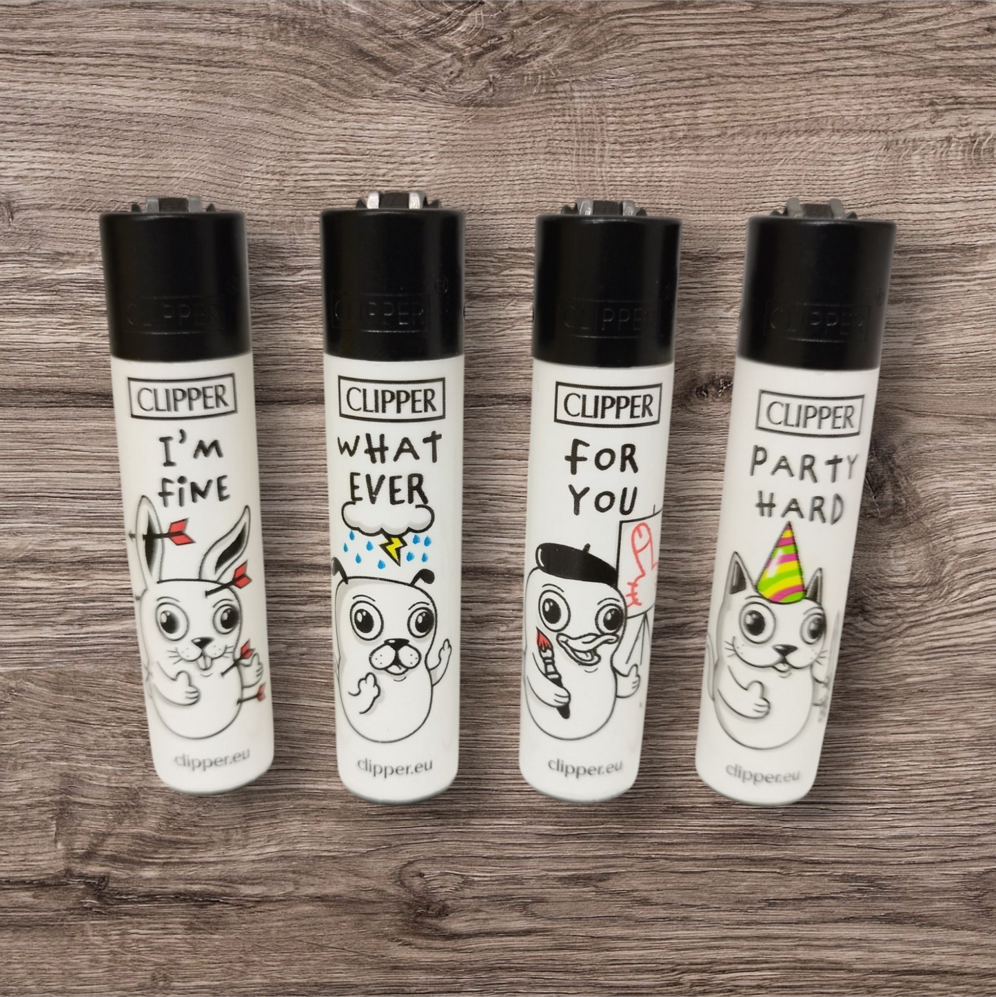 Clipper Large 4er Set - Trouble Mascots -