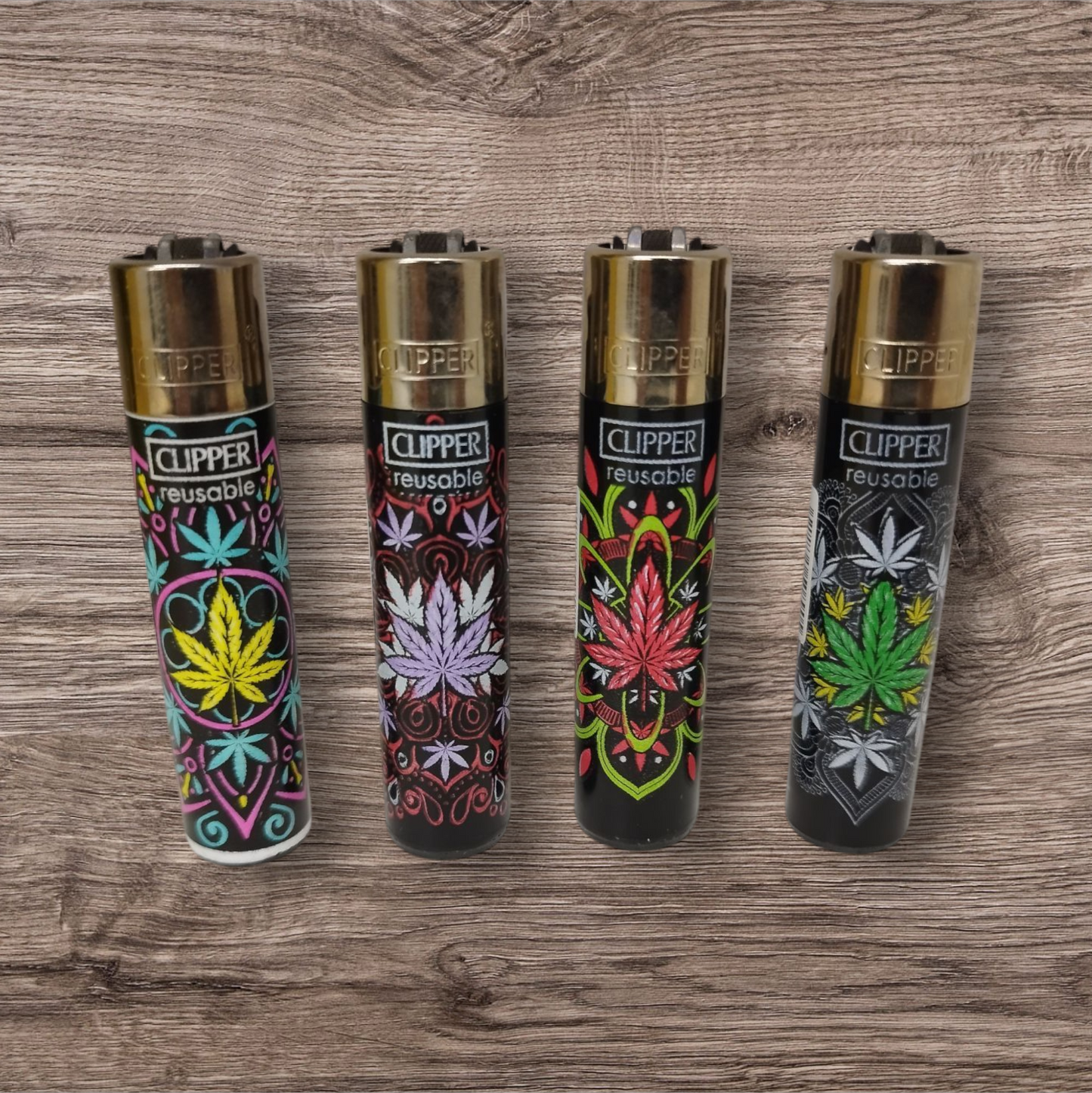 Clipper Large 4er Set - High Mandalas -