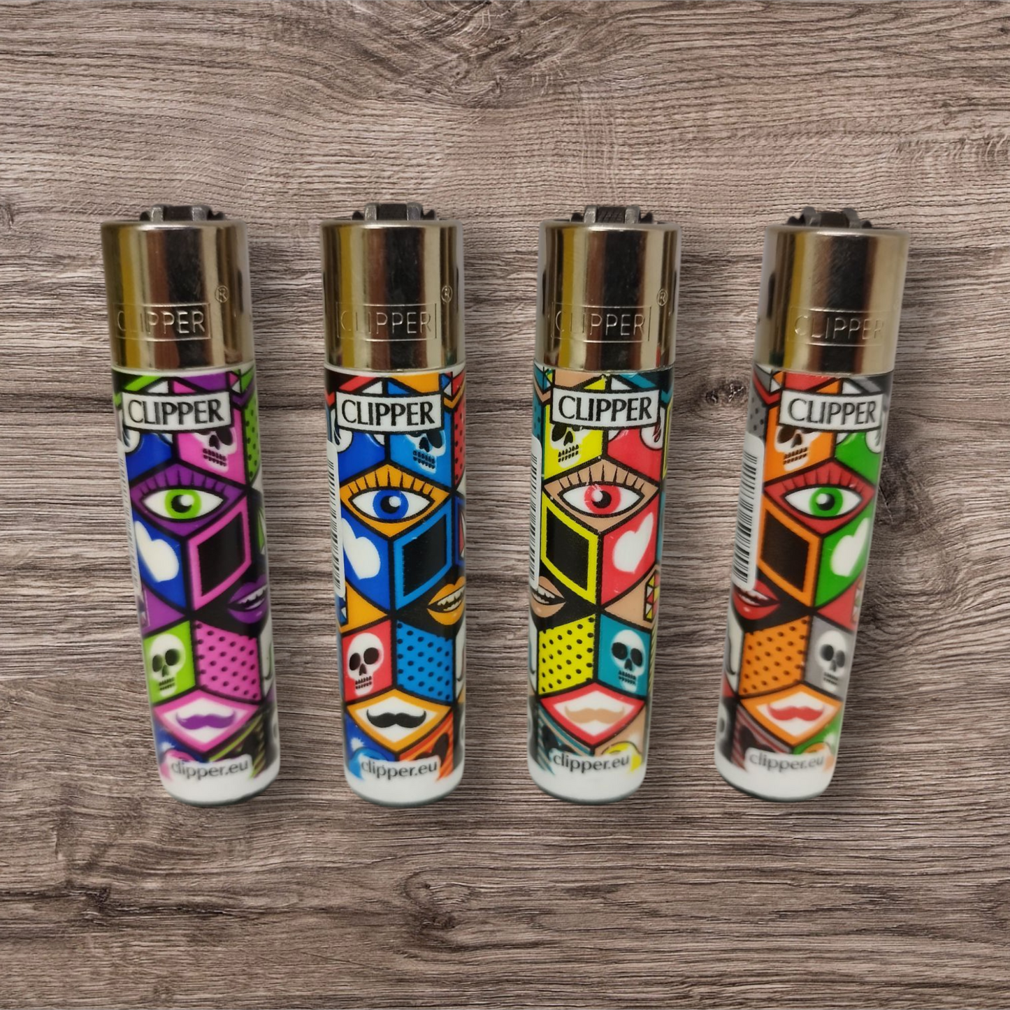 Clipper Large 4er Set - X-Pattern -