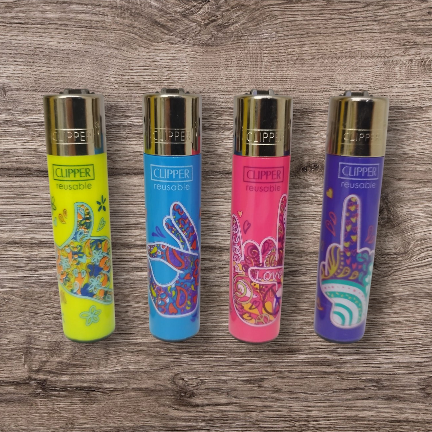 Clipper Large 4er Set - Hippie Hands 2 -
