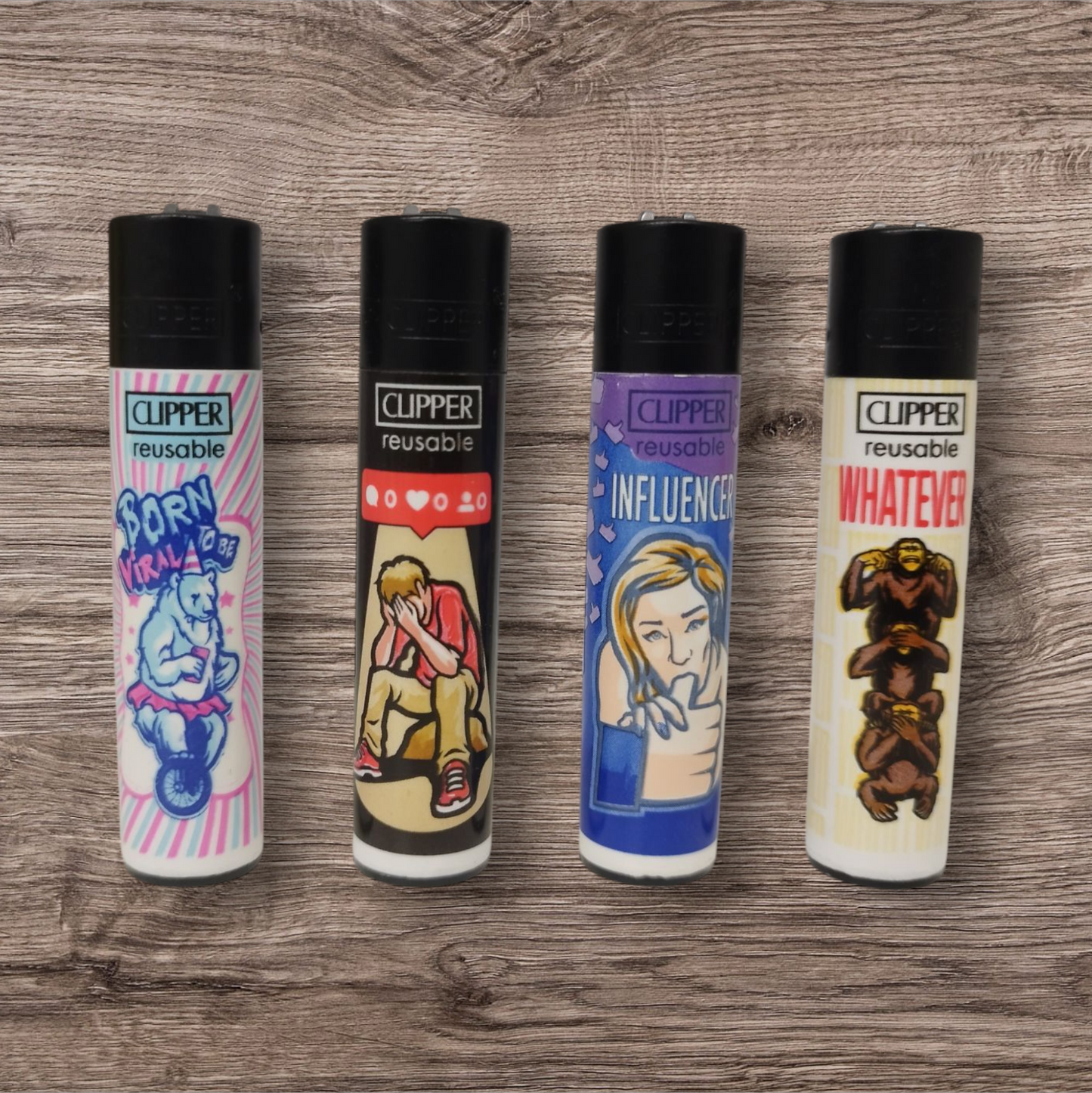 Clipper Large 4er Set - Social Media -