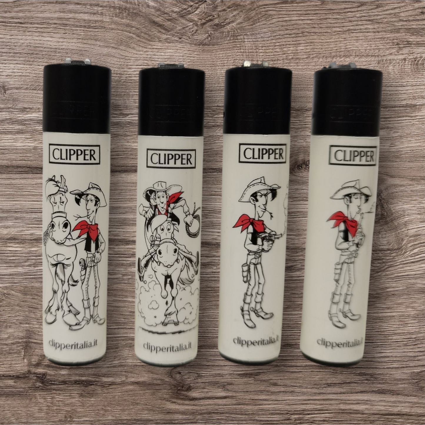 Clipper Large 4er Set " Lucky Luke 1 "