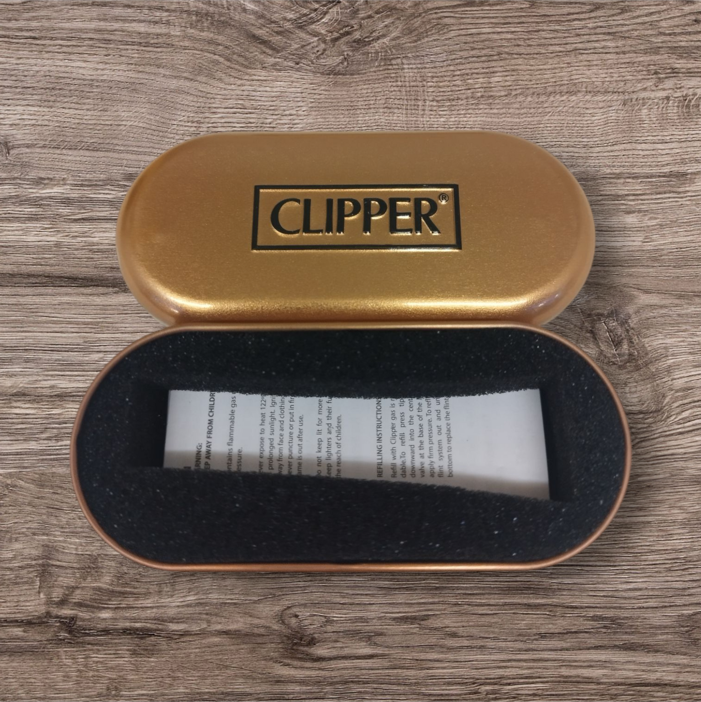 Clipper Blechdose Für Metall Clipper - Bronze -