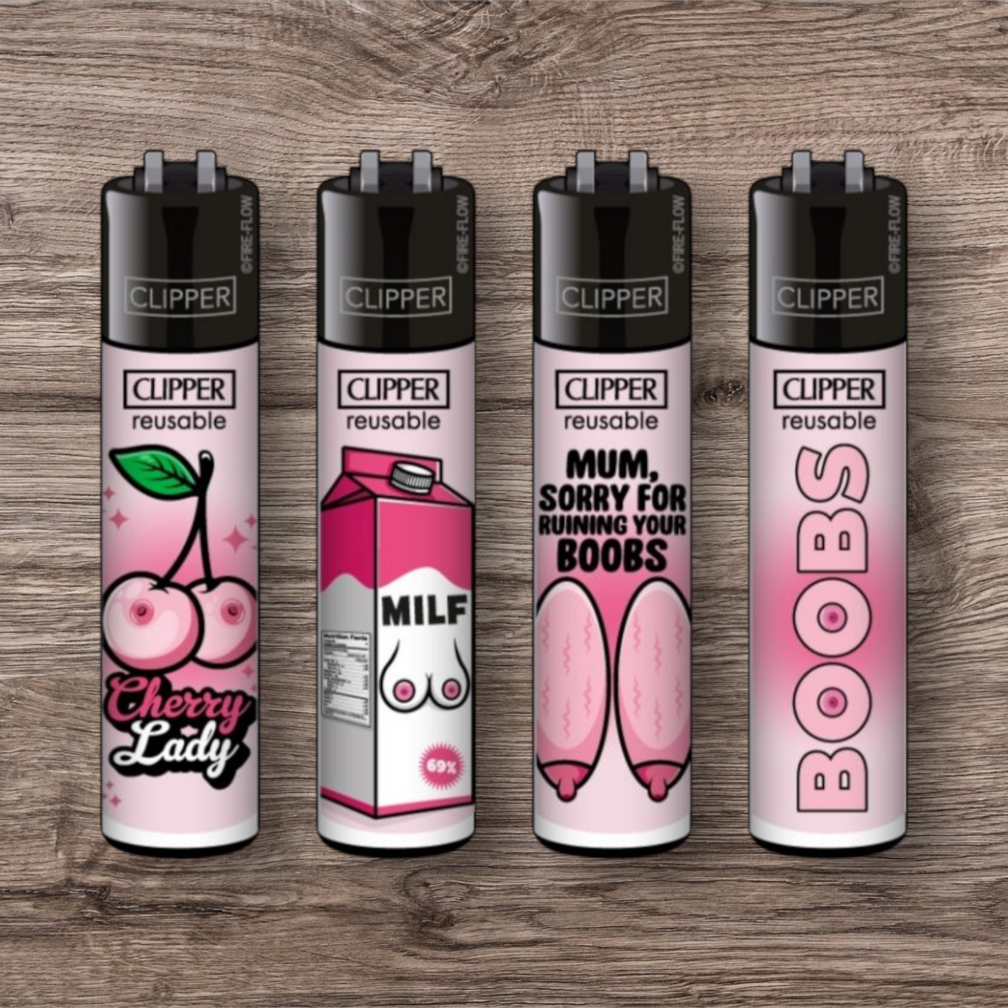 Clipper Large 4er Set FFX - Boobs -