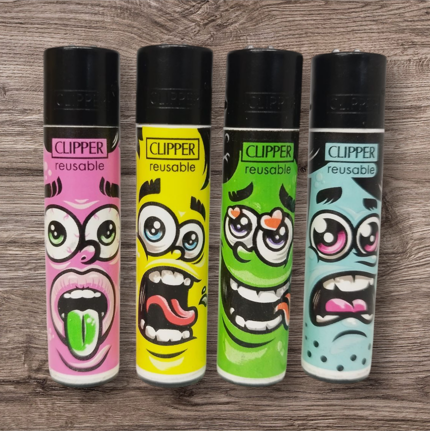 Clipper Large 4er Set - Faces 3 -
