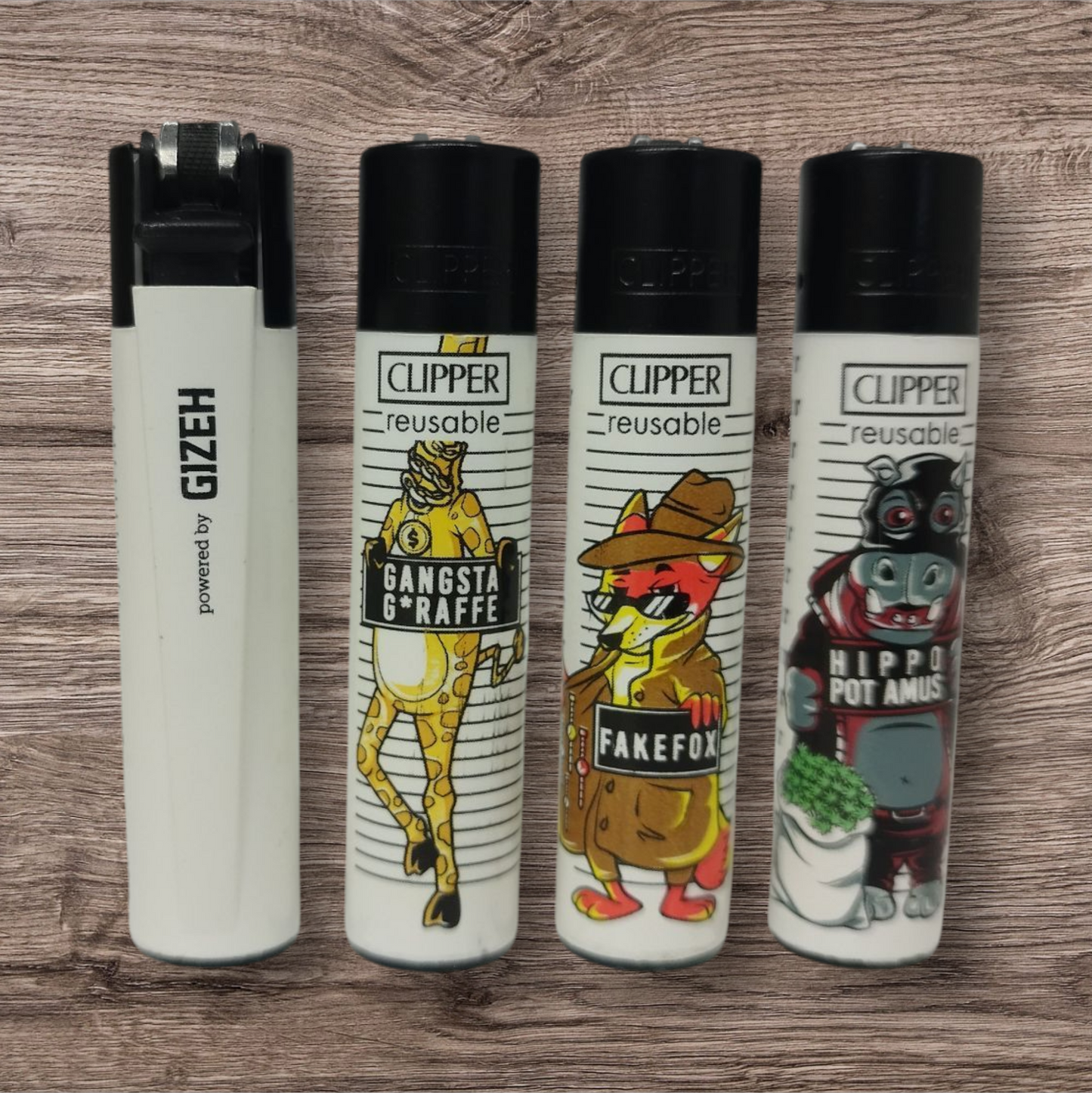 Clipper Large 4er Set - Mugshots - Powered by GIZEH -