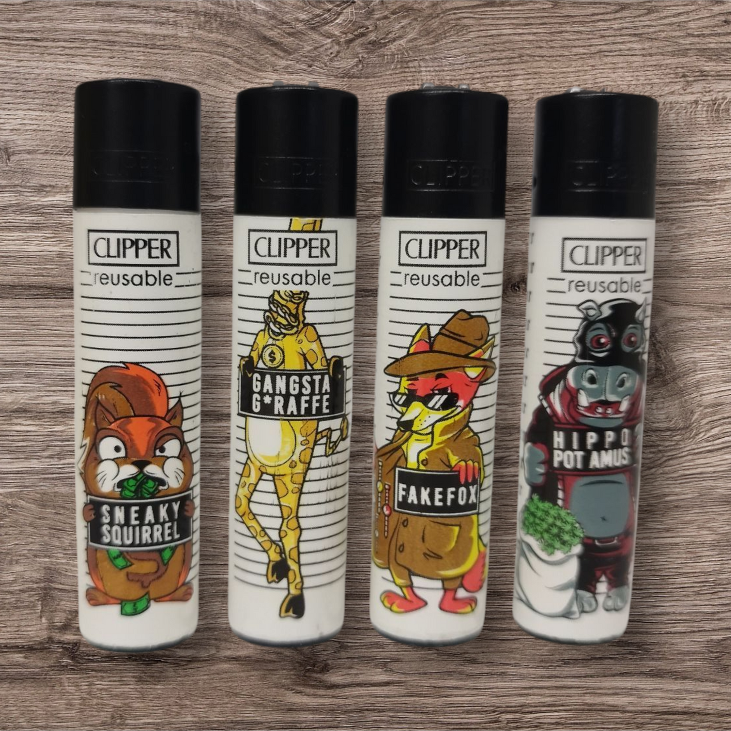 Clipper Large 4er Set - Mugshots - Powered by GIZEH -