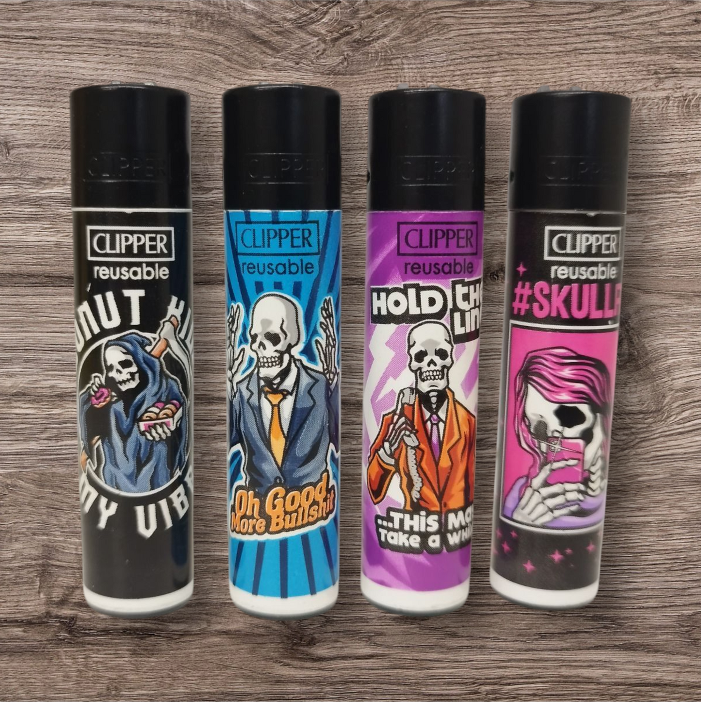 Clipper Large 4er Set - Skulls 23 -