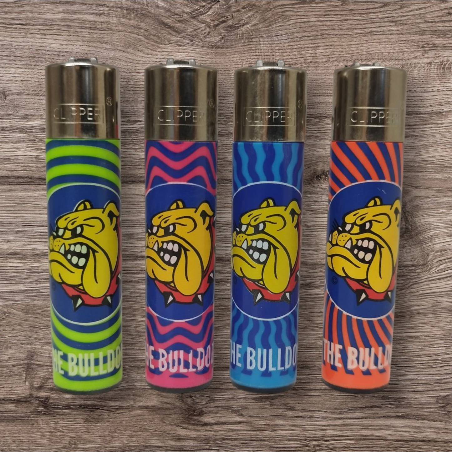 Clipper Large 4er Set - The Bulldog Colors - Red Pin