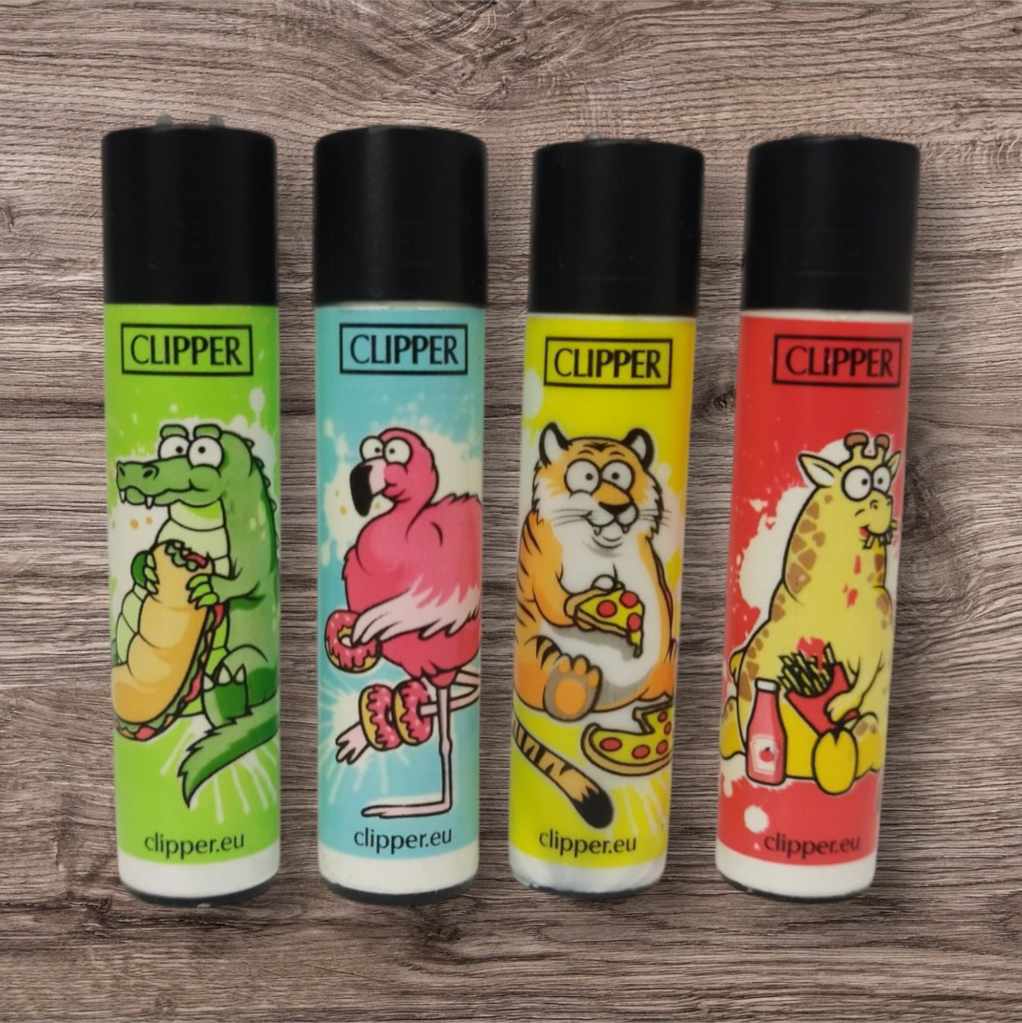 Clipper Large 4er Set - Fat Animals -