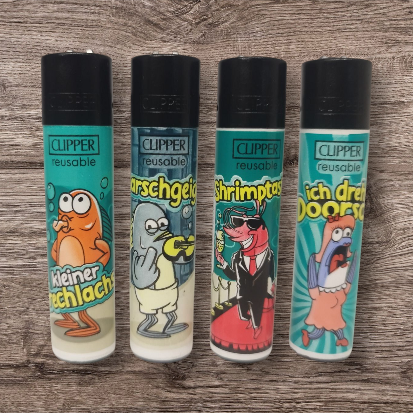 Clipper Large 4er Set - Frechlachs -