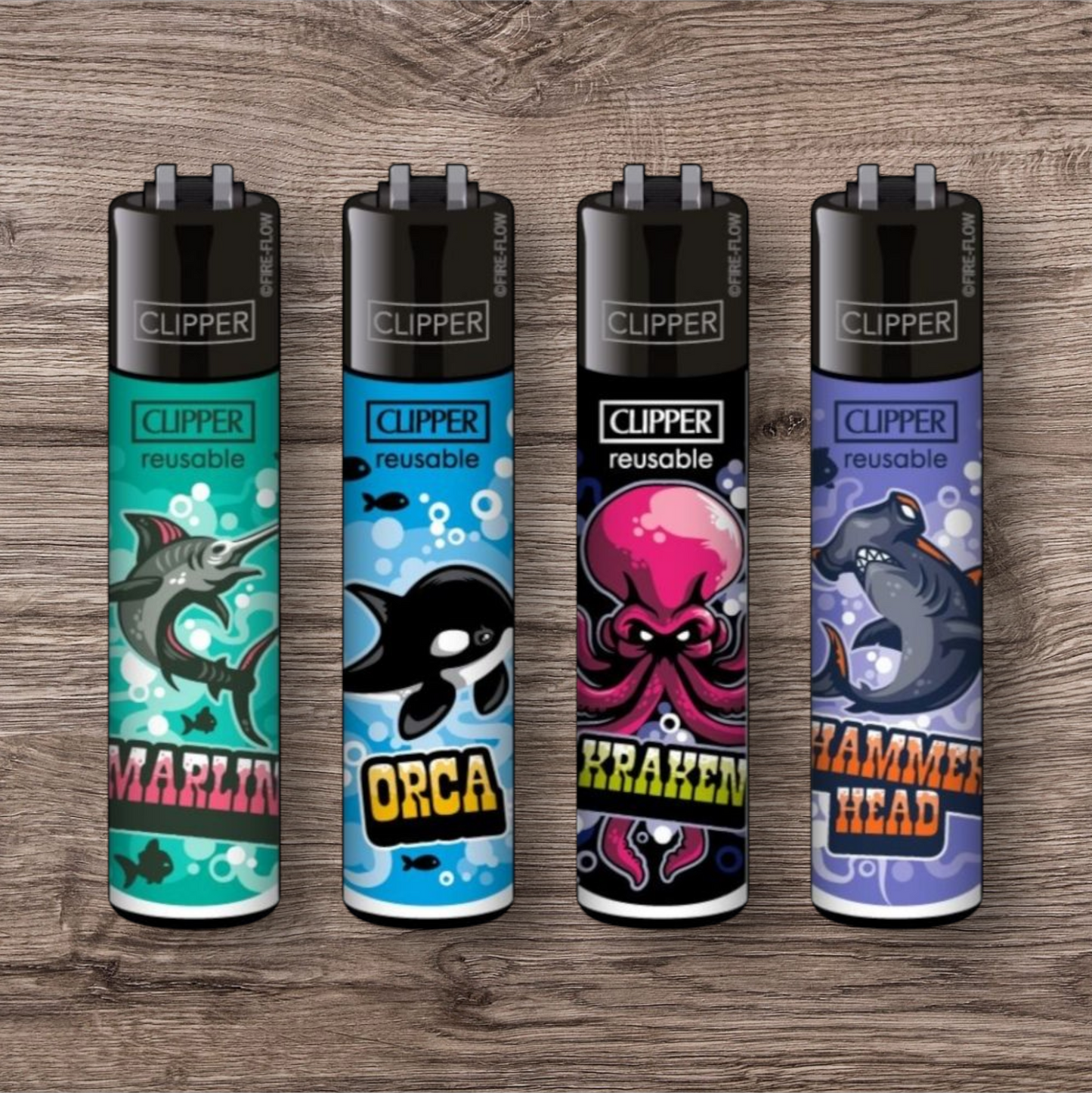 Clipper Large 4er Set - OCEAN LIFE -