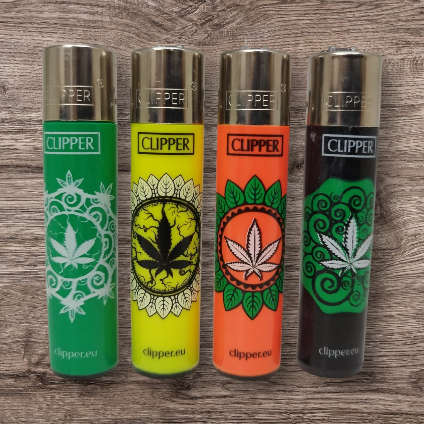 Clipper Large 4er Set - Leaves 26 - Red Pin