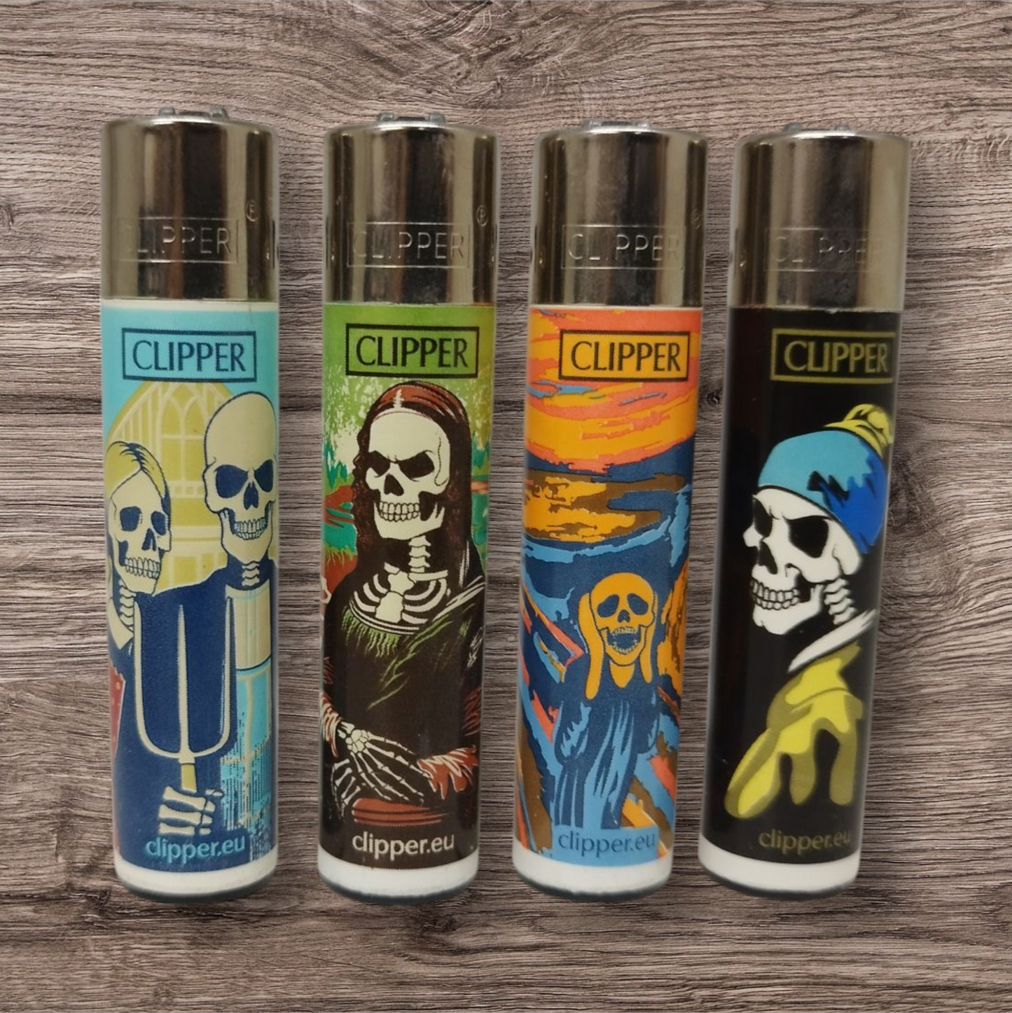 Clipper Large 4er Set - Skulls 14 -