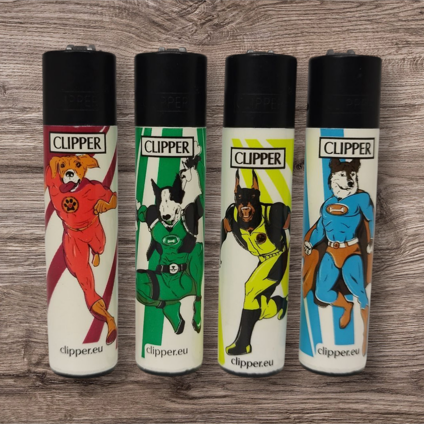 Clipper Large 4er Set - Super Dogs -