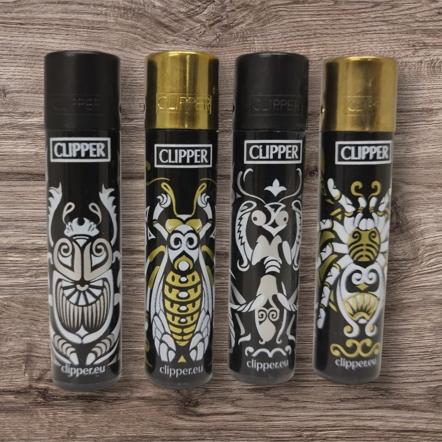 Clipper Large 4er Set - Insects - Red Pin