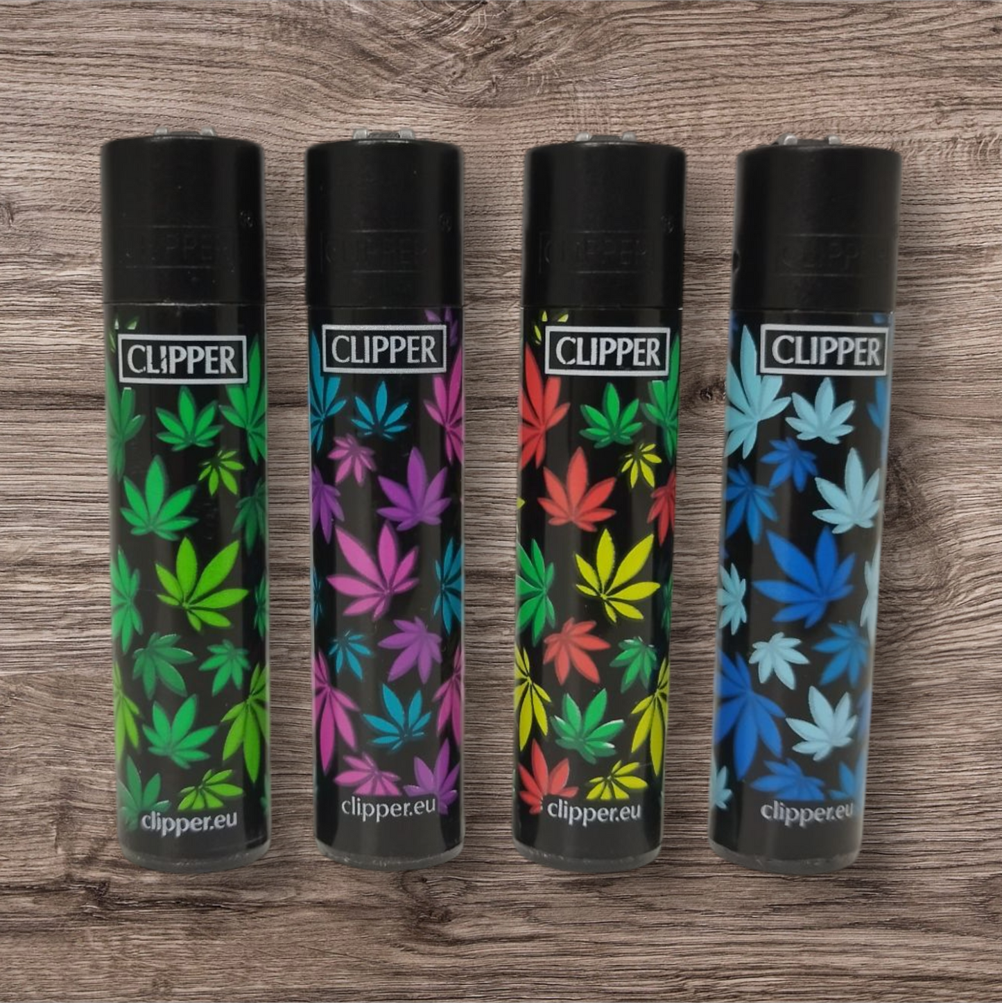 Clipper Large 4er Set - Leaves 29 - Red Pin