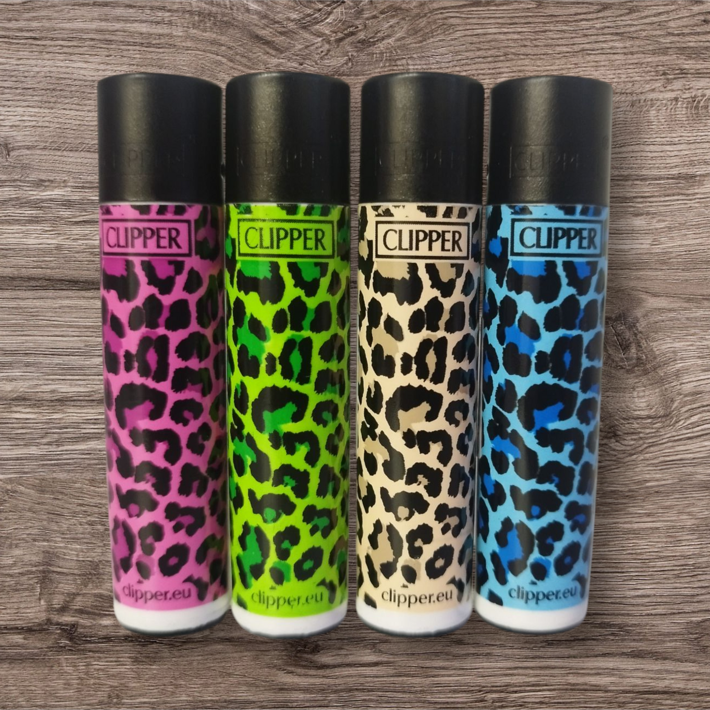 Clipper Large 4er Set - Leoparden -