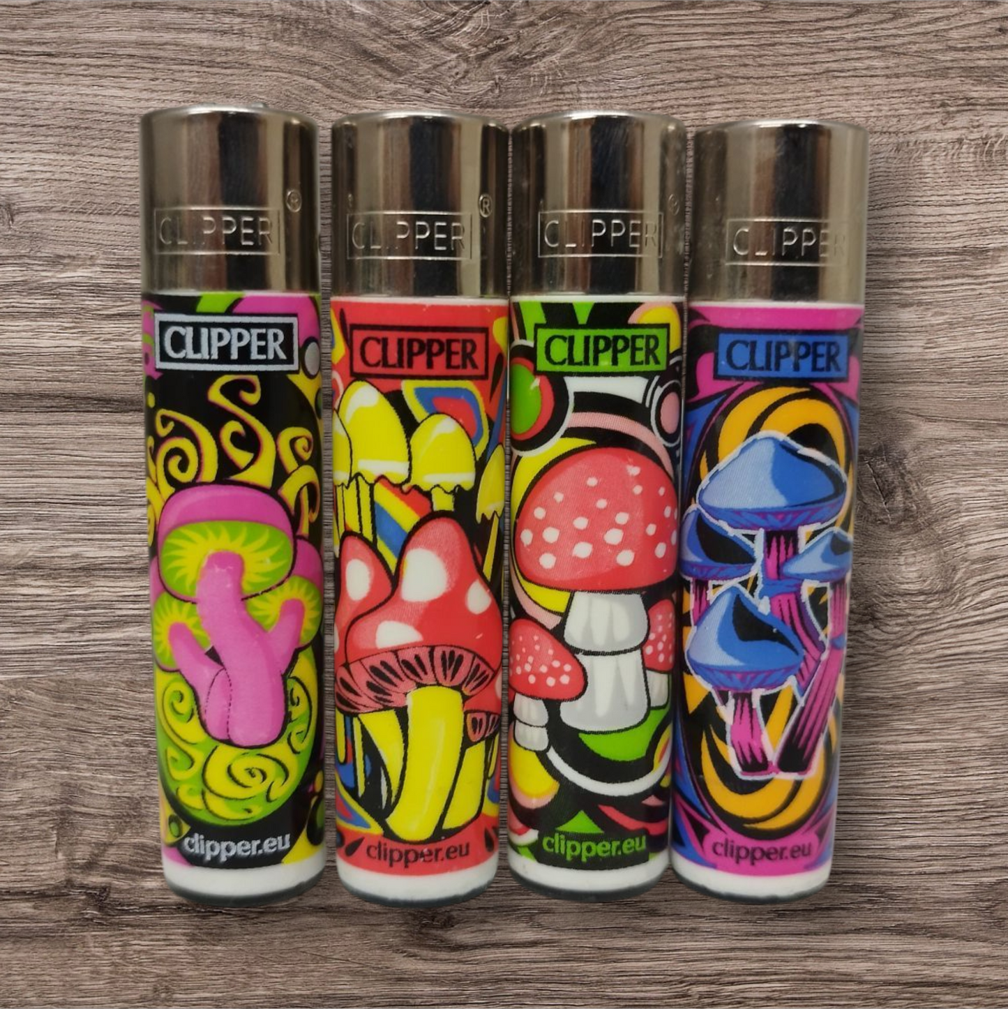 Clipper Large 4er Set - Mushrooms -