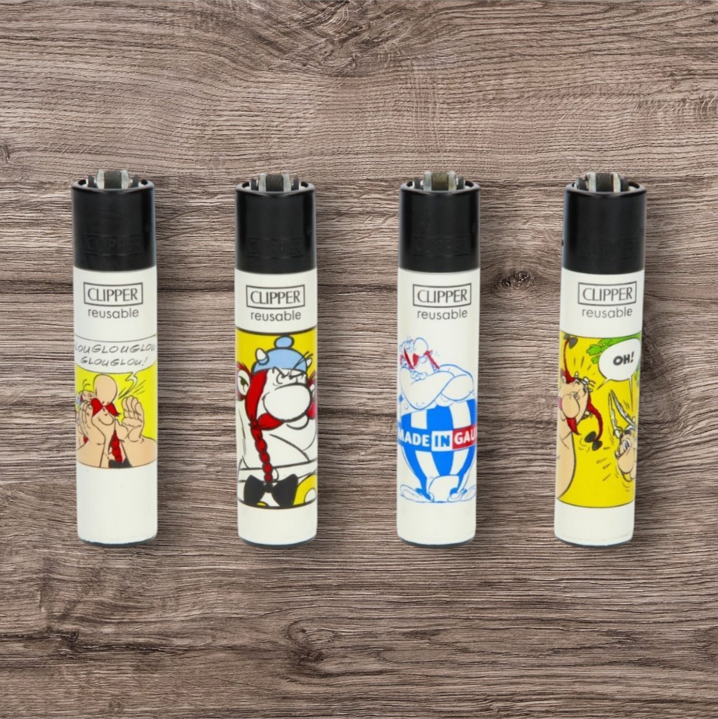 Clipper Large 4er Set - Asterix & Obelix B -