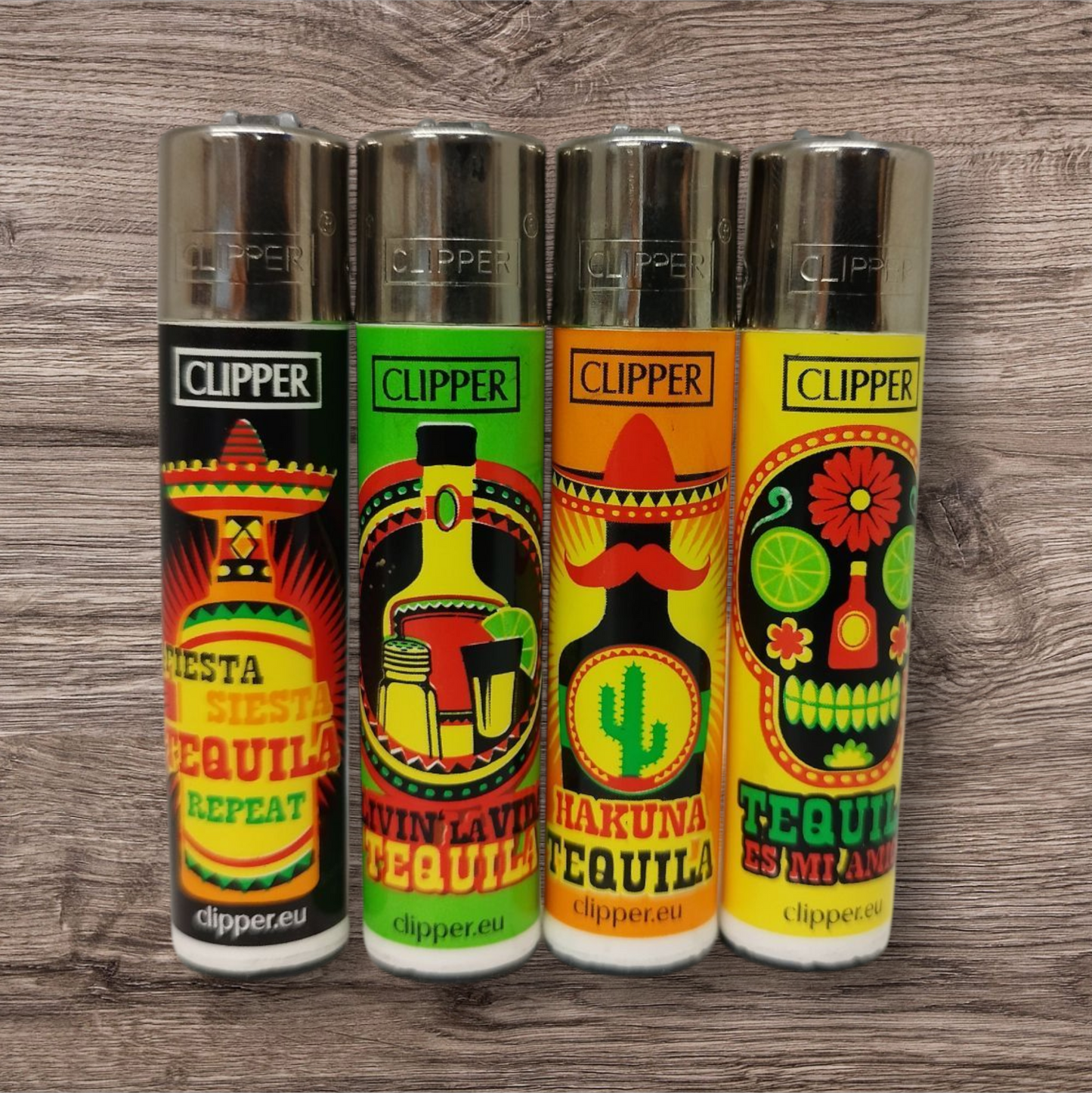 Clipper Large 4er Set - Tequila Time - Red Pin