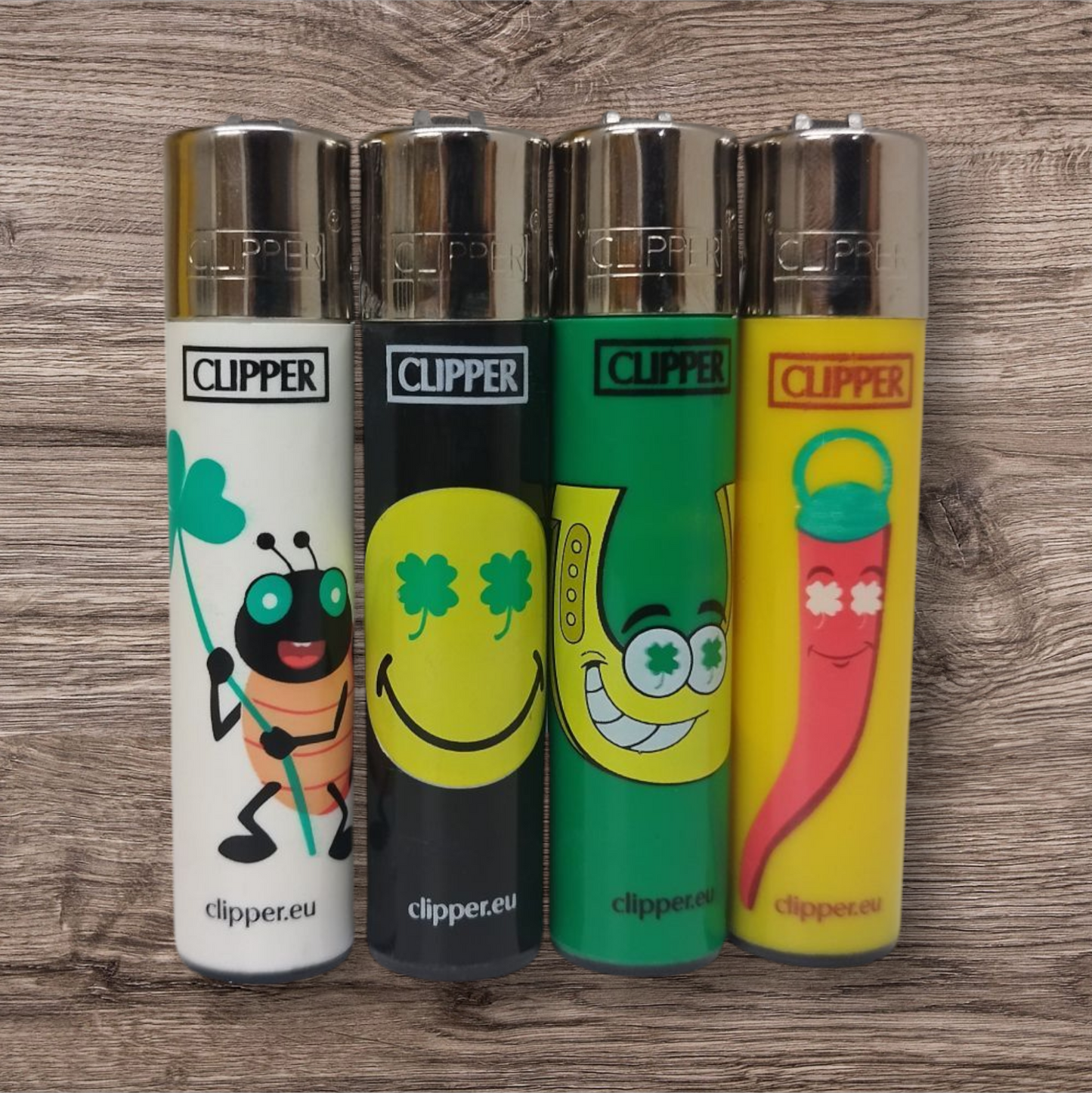 Clipper Large 4er Set - Fortuna 3 - Red Pin