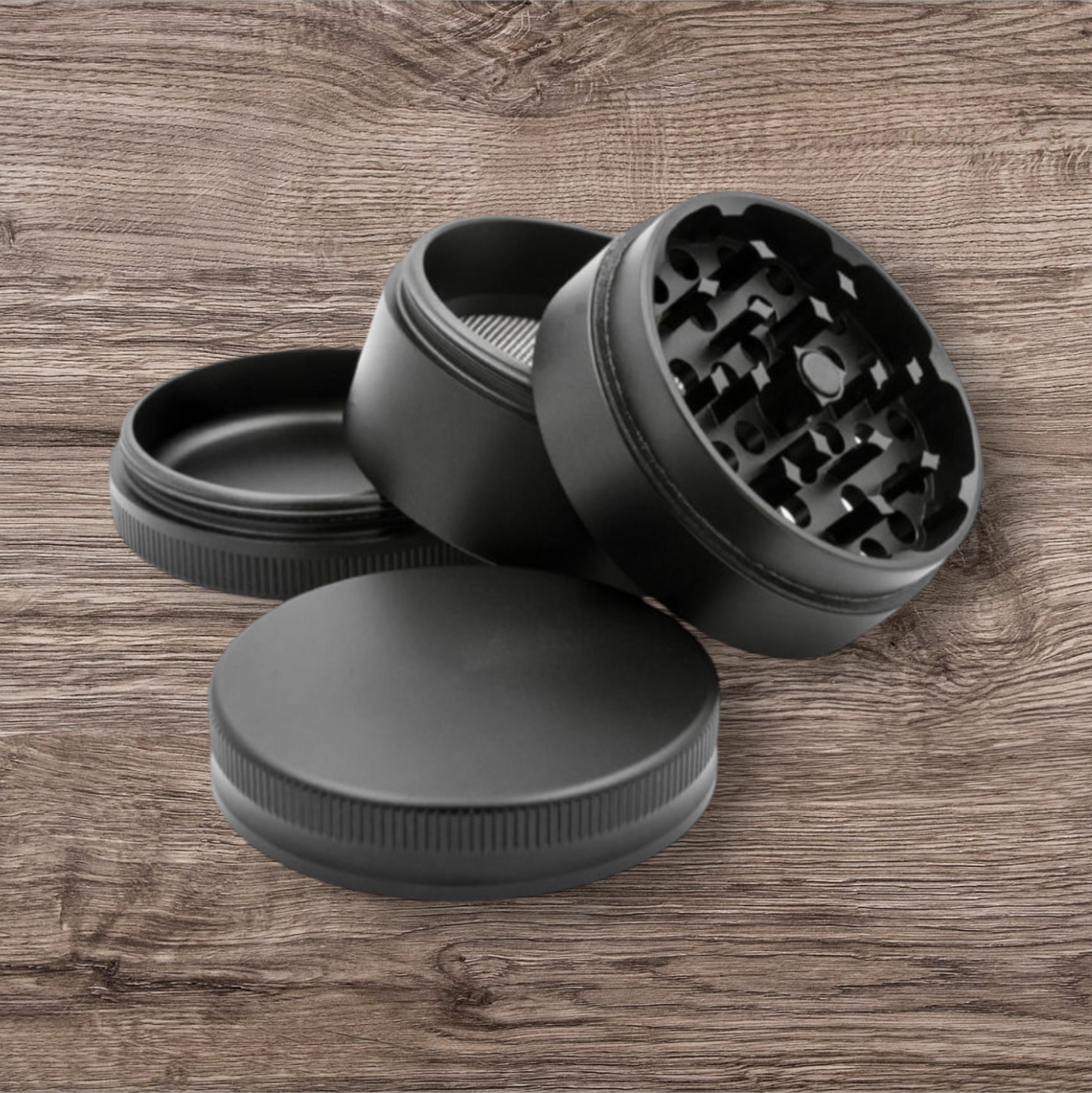 FIRE-FLOW™ Aluminium Mühle Matt Black (⌀50 mm)