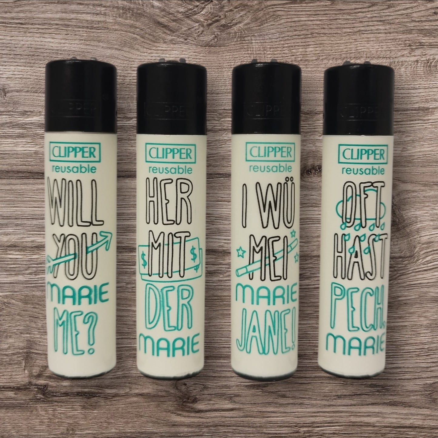 Clipper Large 4er Set - Einmarieniert -