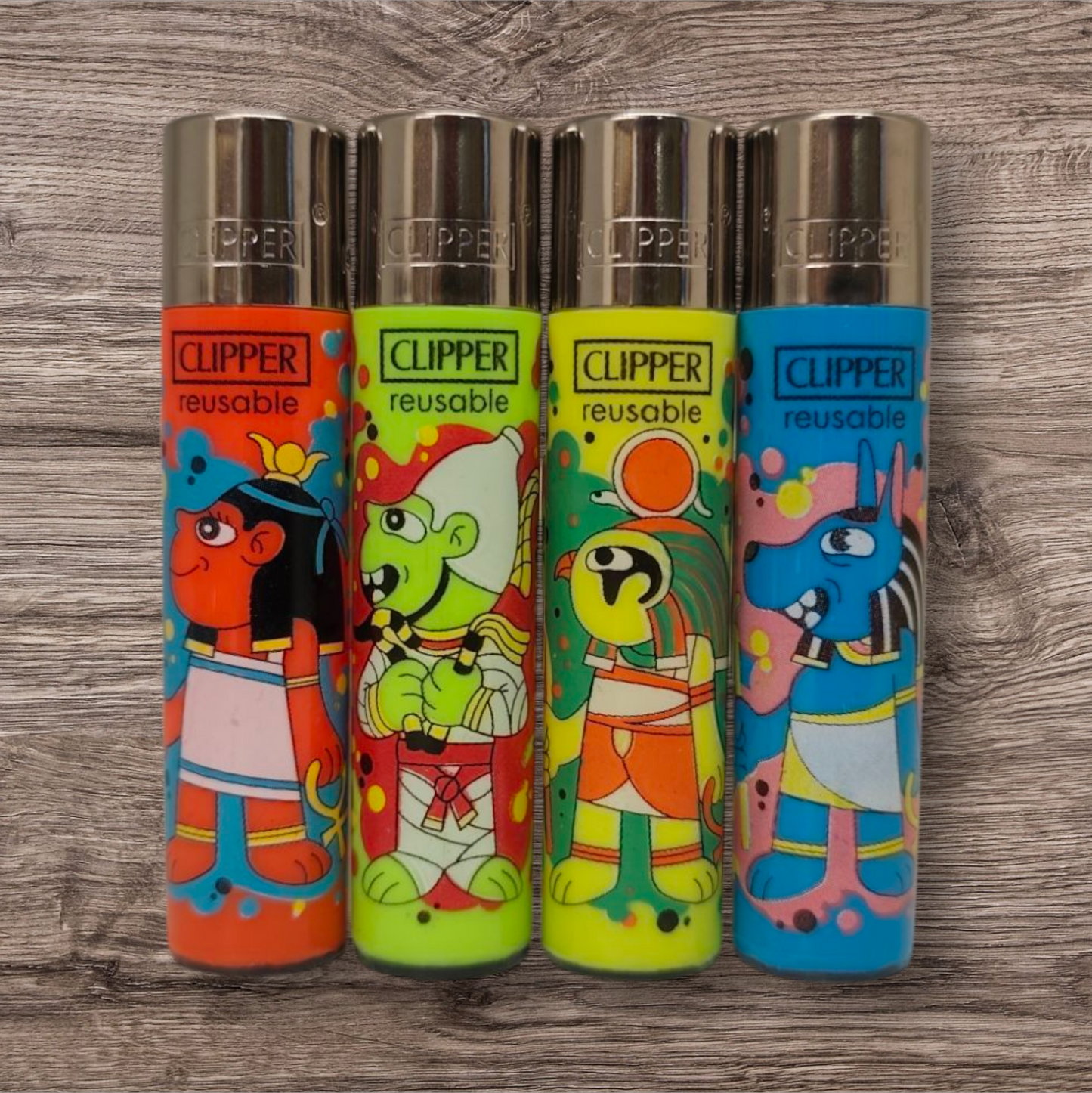 Clipper Large 4er Set - Ancient Gods -