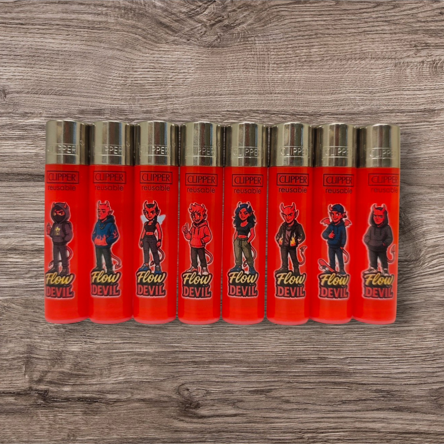 Clipper Flow Classic 8er Set – Red Devils –