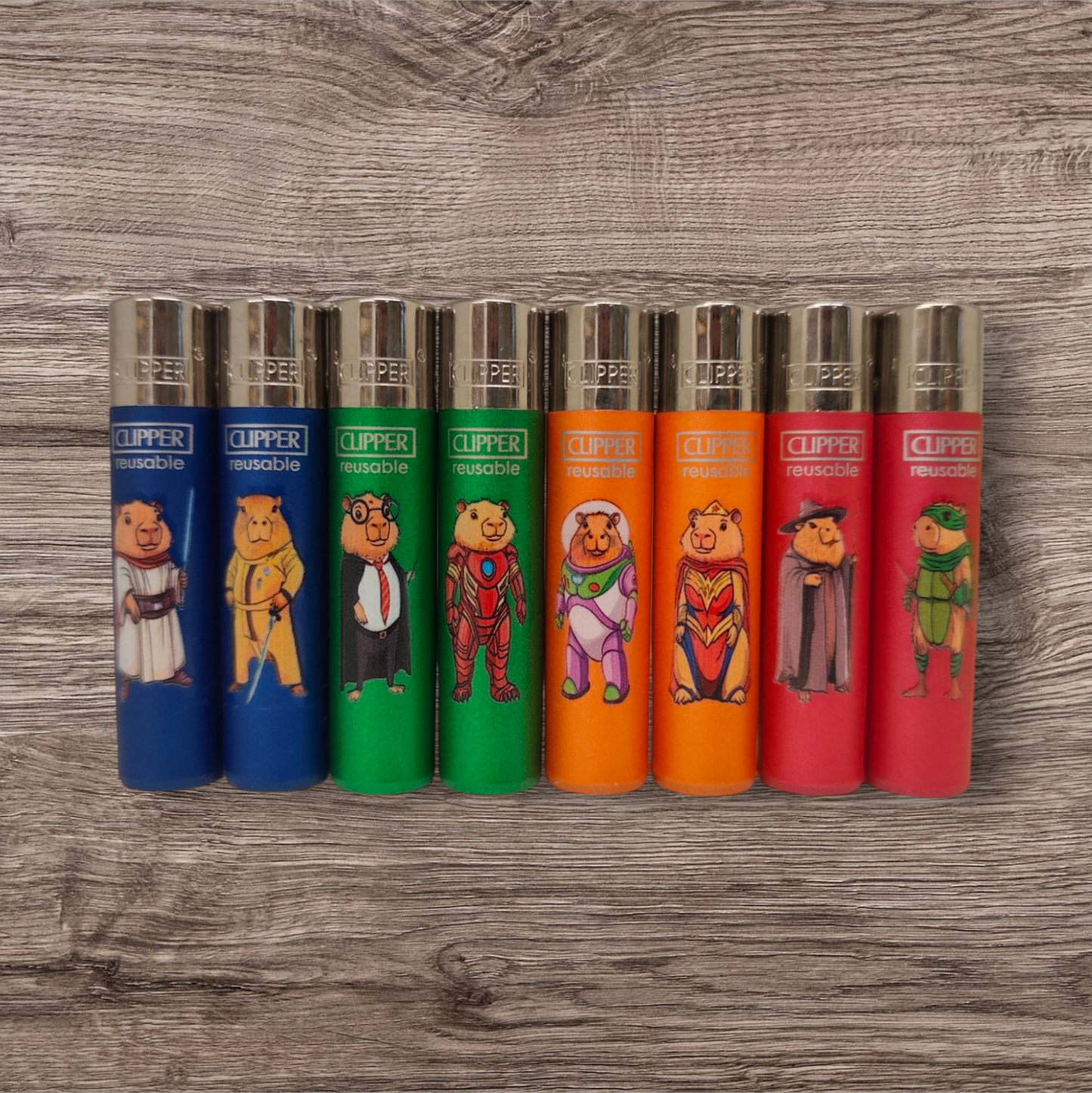 Clipper Flow Classic 8er Set – Capibara –