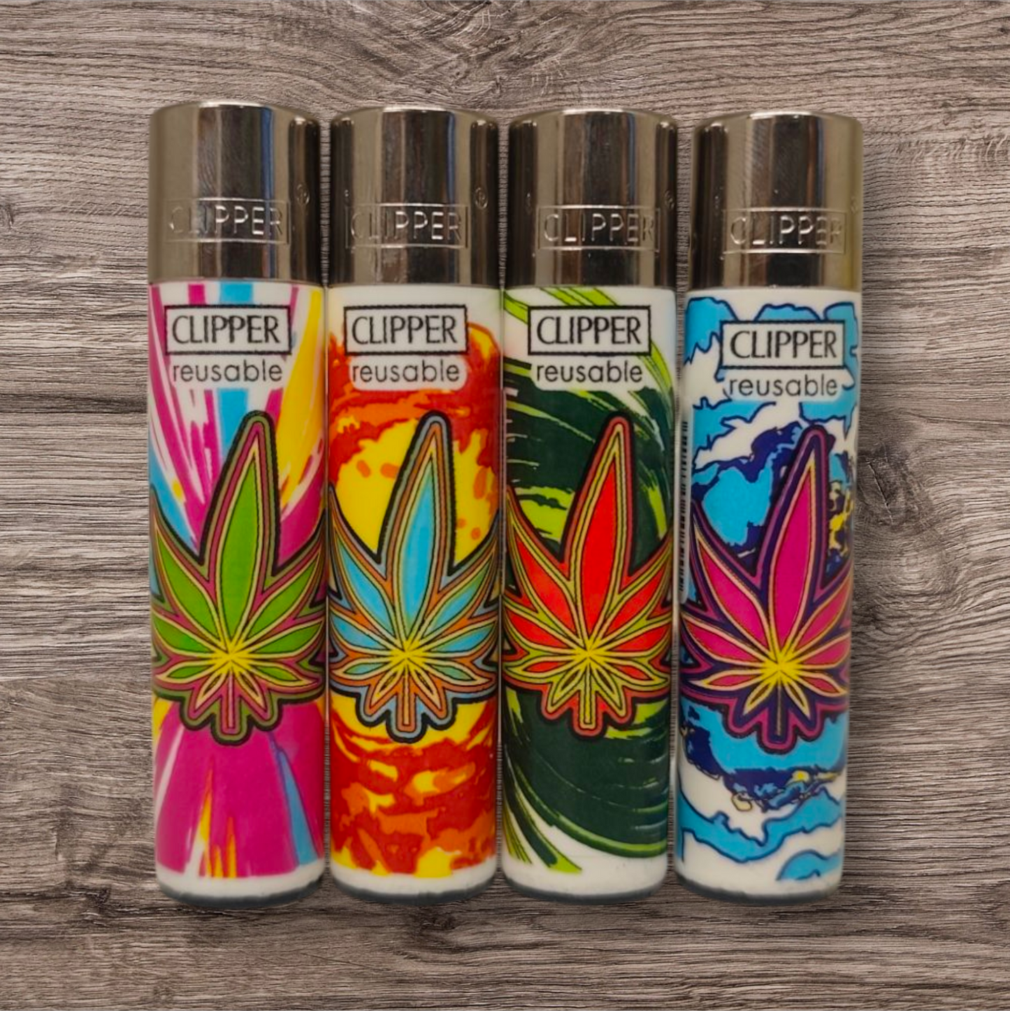 Clipper Large 4er Set - Leaf Explosion -