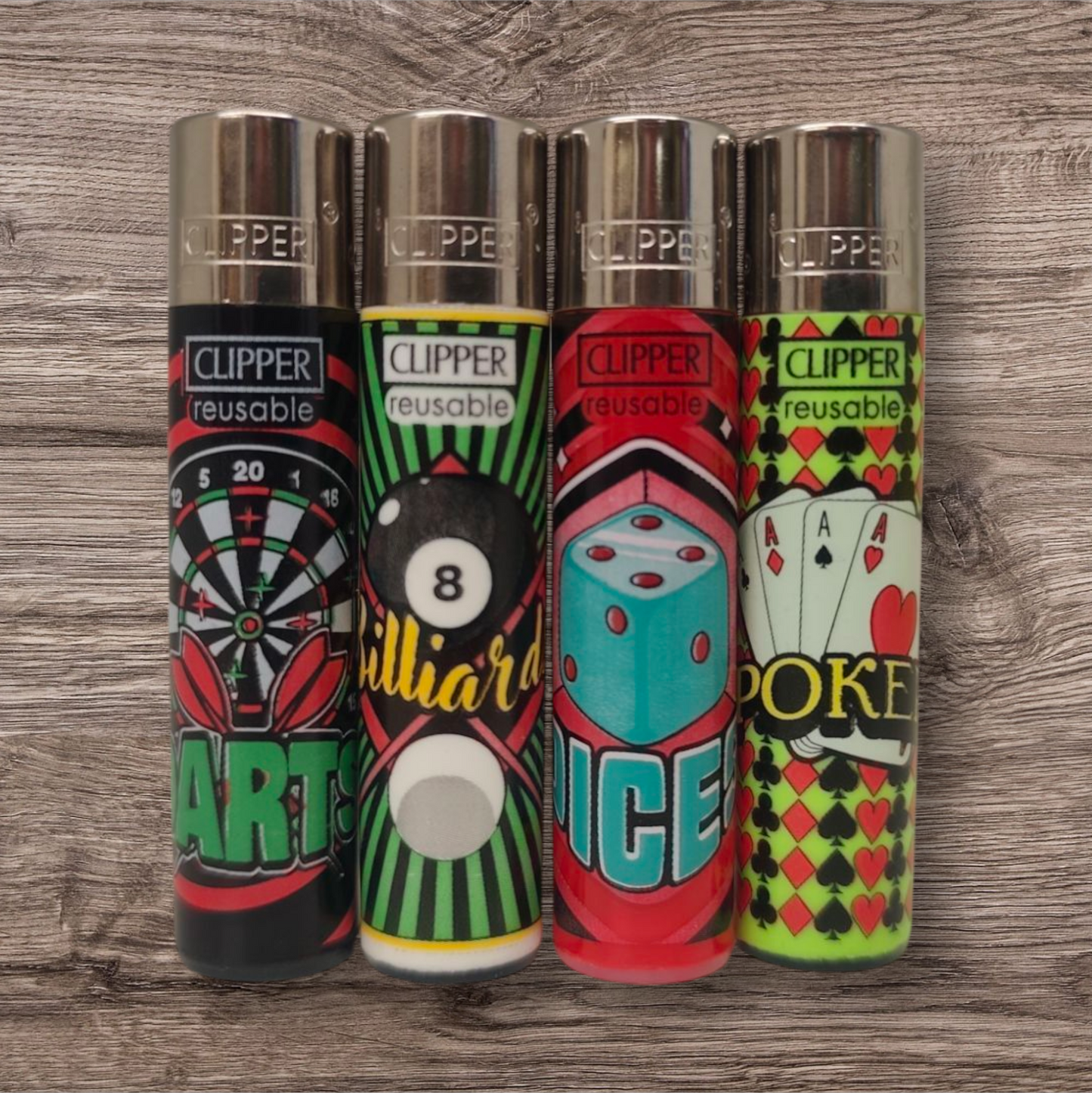 Clipper Large 4er Set - Random Games -