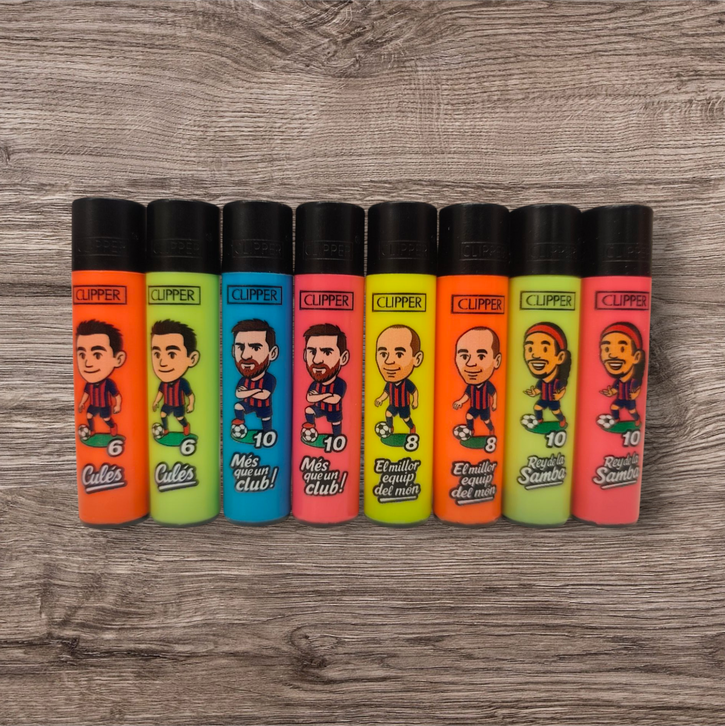 Clipper Flow Classic 8er Set – Barcelona Futbol - Limited Edition