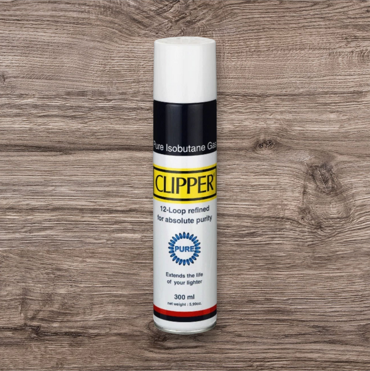 Clipper Gas Pure mit Metall-Ventil, 300ml