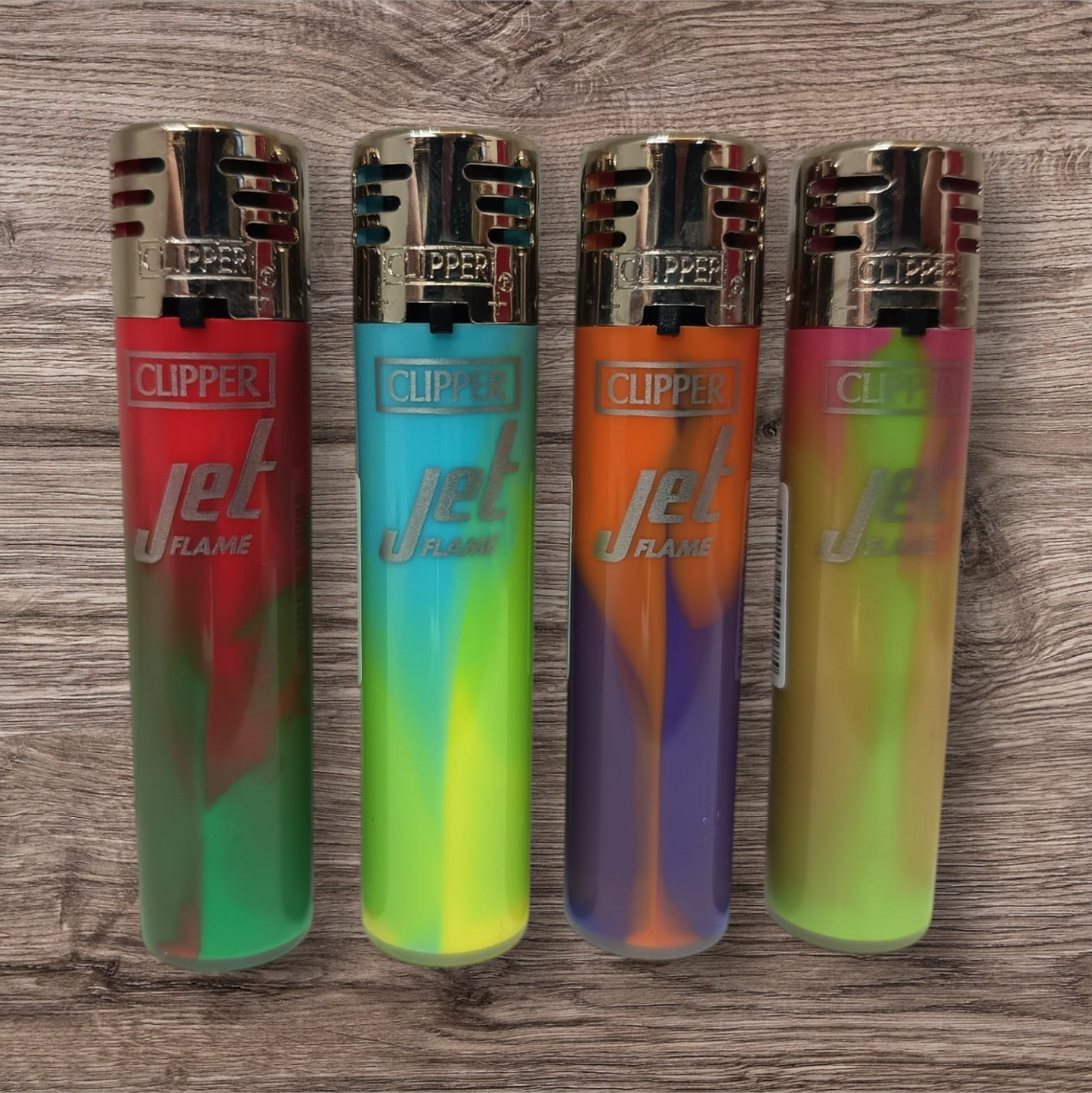 Clipper Large 4er Set Jet Flame - Nebula Mix 3 -