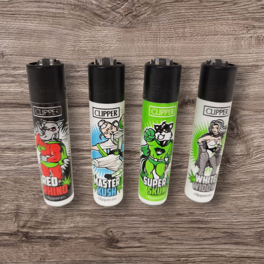 Clipper Large 4er Set - Weed Heros - Red Pin