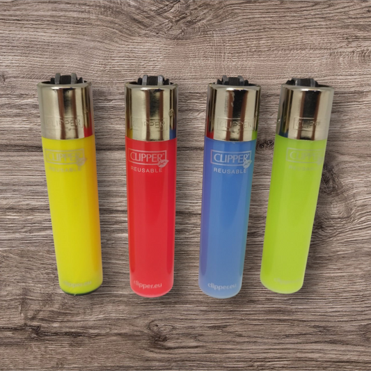 Clipper Large 4er Set -Fluo Transparent  -
