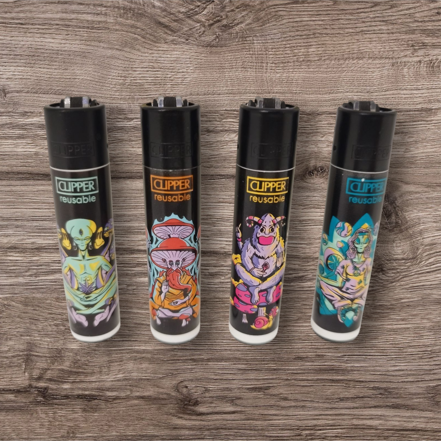 Clipper Large 4er Set - Alien Guru -