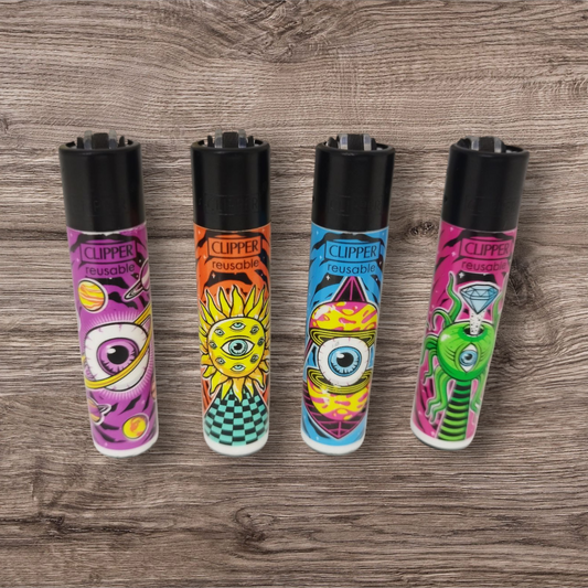 Clipper Large 4er Set Trippy Planets
