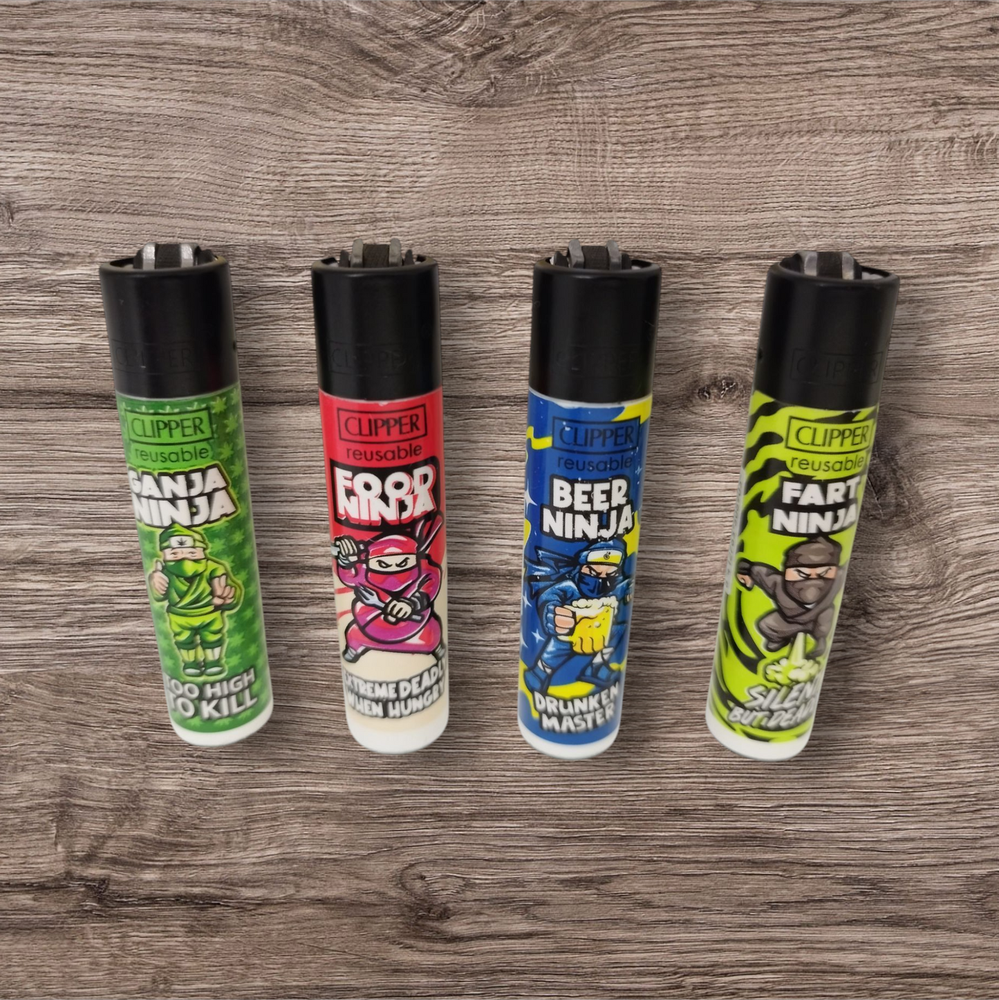Clipper Large 4er Set - Ninjas -