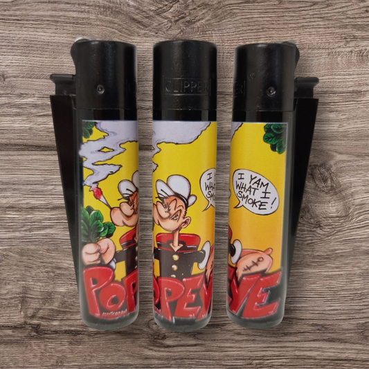 Clipper Large - Popeye Amsterdam Coffeeshop - Schwarz