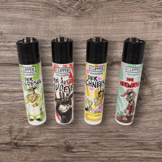 Clipper Large 4er Set - Der Esel -
