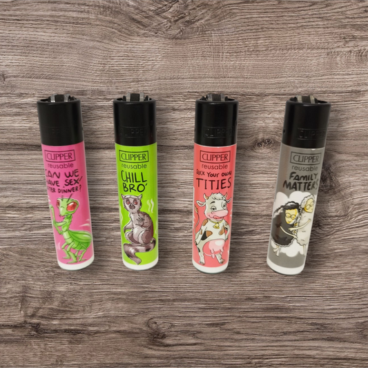 Clipper Large 4er Set - Mix Slogan 3 -