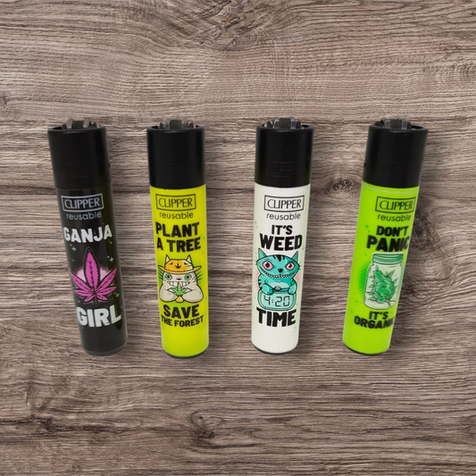 Clipper Large 4er Set - W..d Slogan 5 -