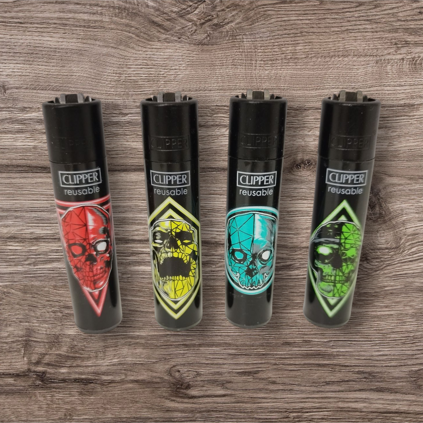 Clipper Large 4er Set - Skulls #20 -